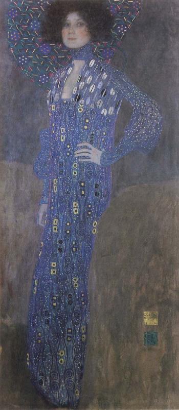 Gustav Klimt Portrait of Emilie Floge Sweden oil painting art